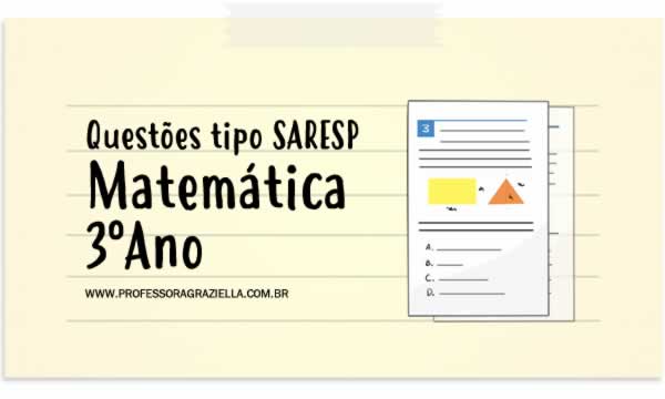 Avaliação de Matemática 3º ano