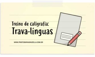 CALIGRAFIA - trava-linguas
