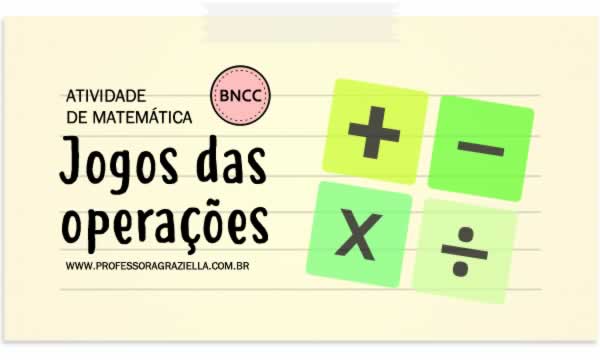 MATEMATICA - jogo - jogo das operacoes