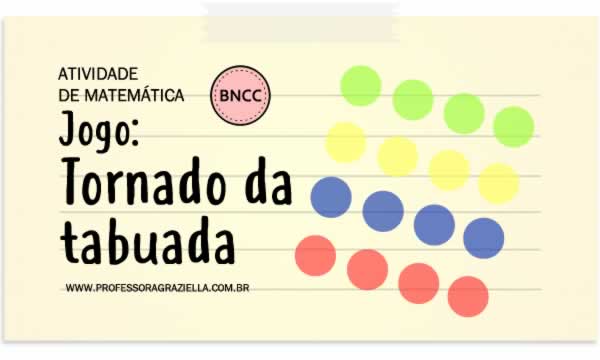 Tabuada para completar nas aulas de matemática e em casa