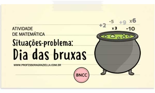 MATEMATICA - situacoes problema - dia das bruxas