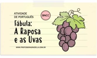 PORTUGUES - fabula-raposa e as uvas