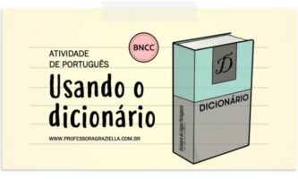 PORTUGUES - usando o dicionario