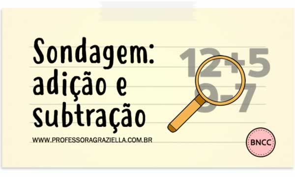 Atividade de matemática: Situações problema de adição e subtração