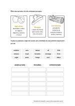 Atividade de Geografia – Setores da economia – Professora